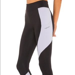 Pista Blackout High Rise Legging - Black/purple Heather